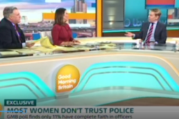 Good morning britain discusses our women's trust in police research